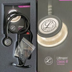 3M Littmann Classic III Monitoring Stethoscope, Black Tube, 27 inch, 5620